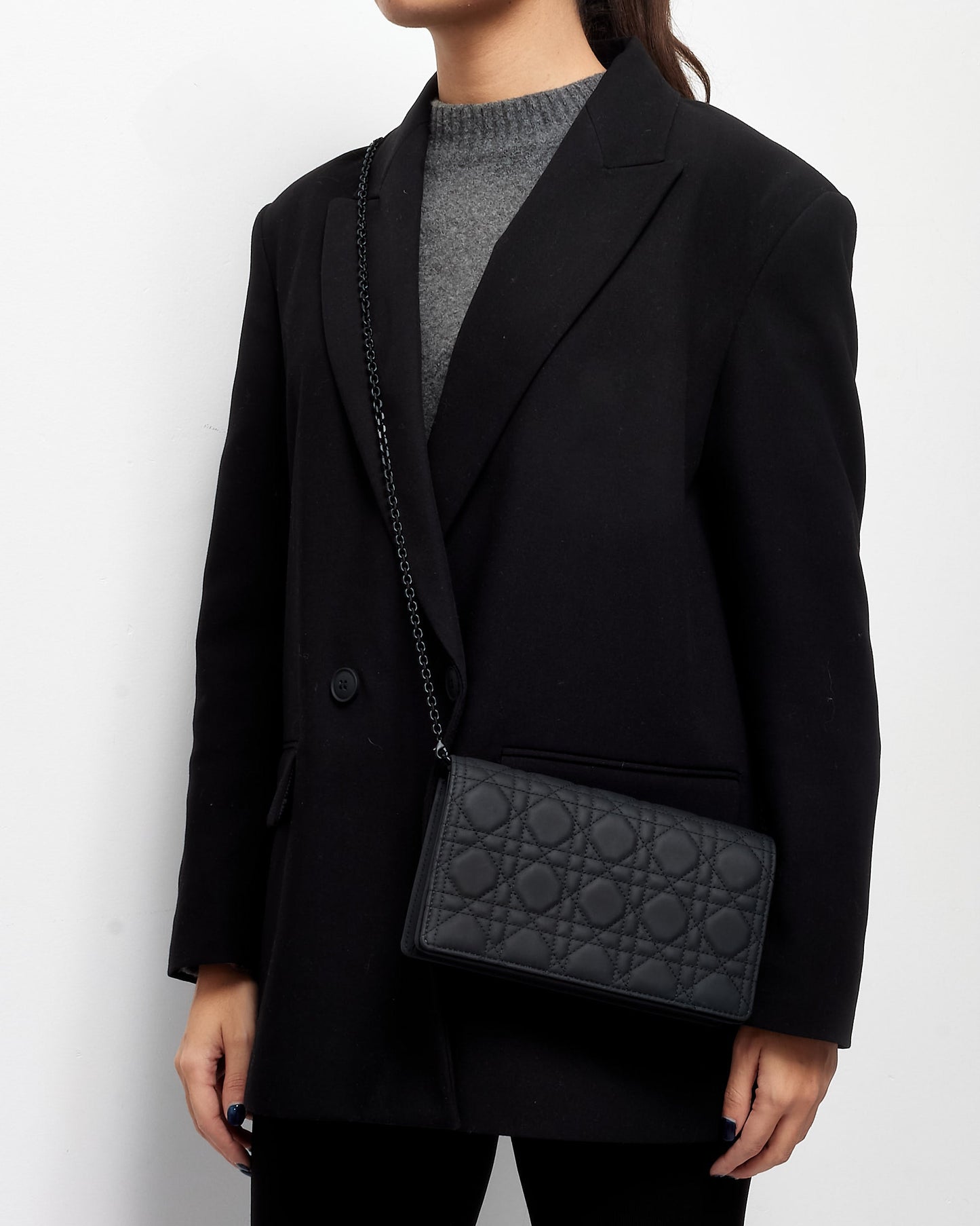 Dior Chain Leather Crossbody Bag