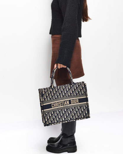 Dior Book Tote Canvas Tote Bag