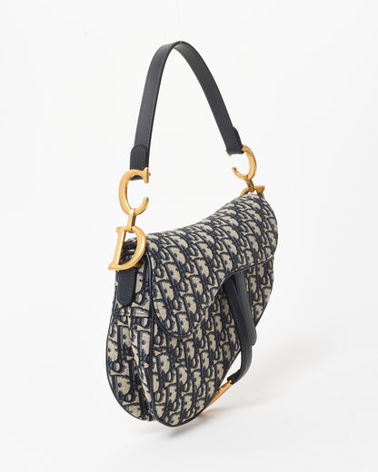 Dior Monogram Leather Canvas Crossbody Bag