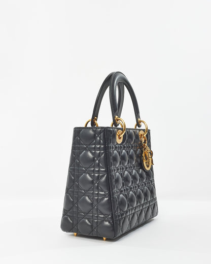 Dior Lady Dior Leather Handbag