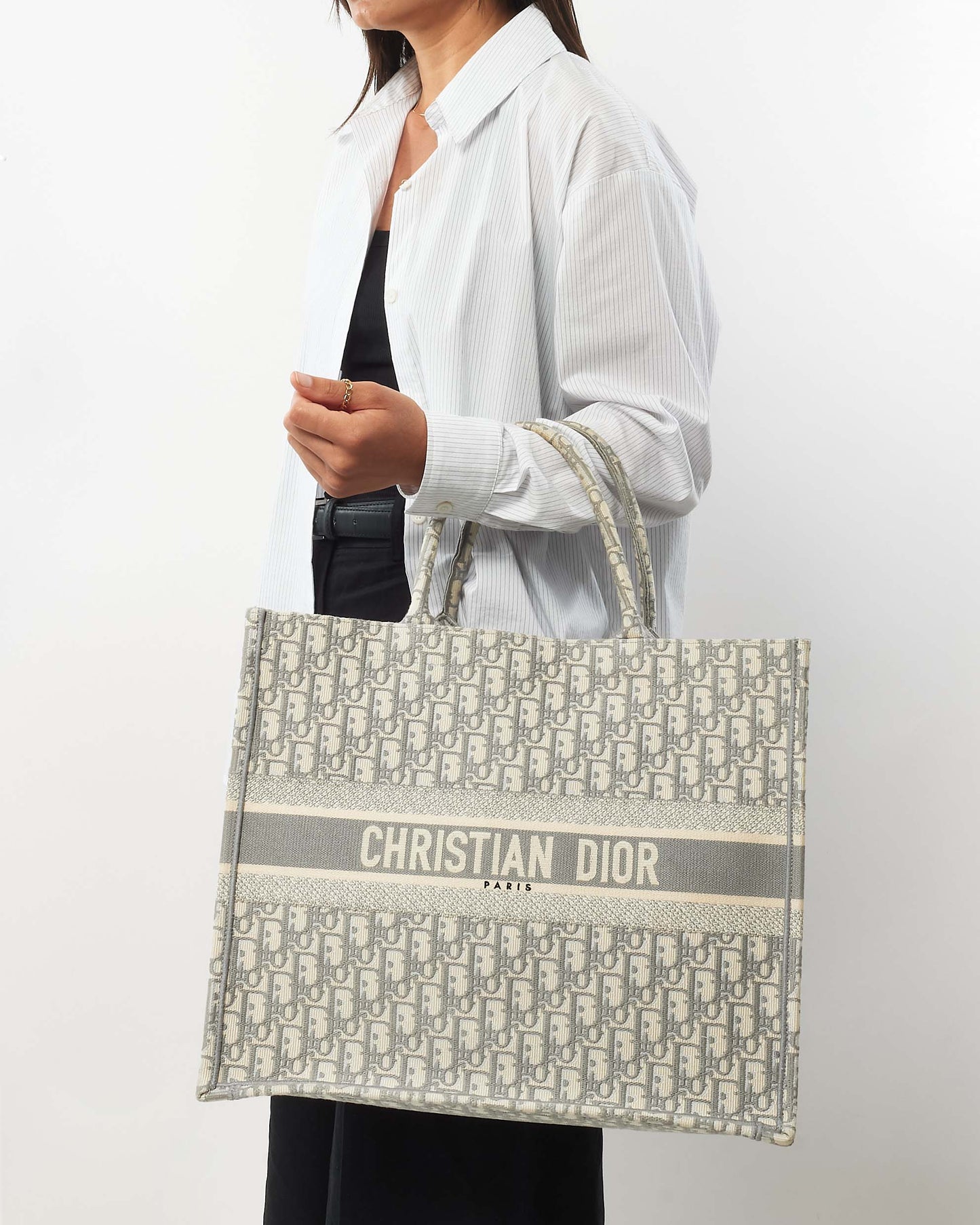 Dior Book Tote Canvas Tote Bag
