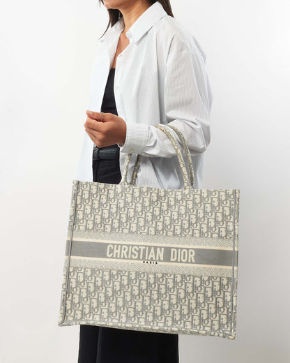 Dior Book Tote Canvas Tote Bag