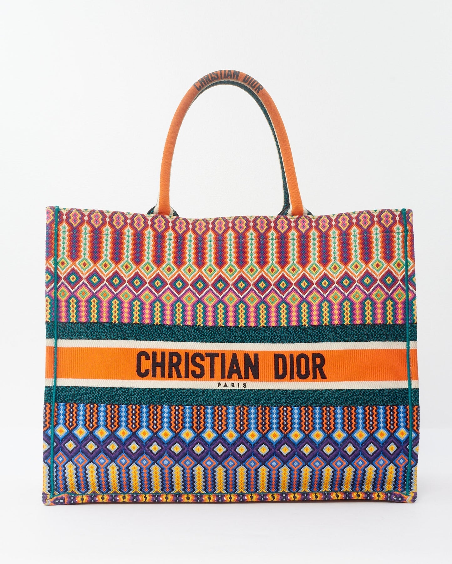 Dior Book Tote Canvas Tote Bag
