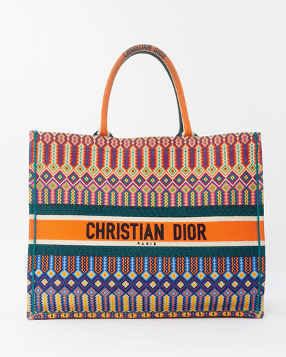 Dior Book Tote Canvas Tote Bag
