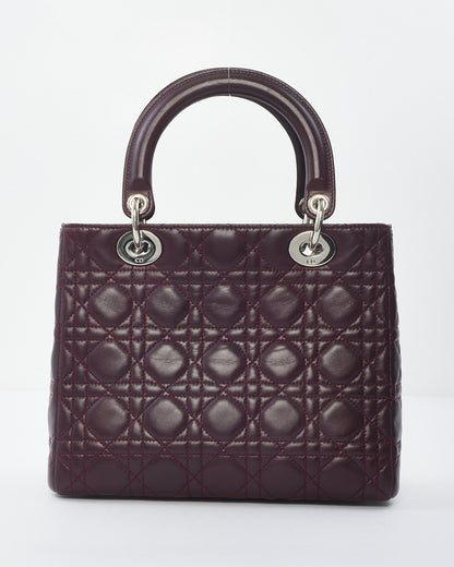 Dior Lady Dior Leather Handbag