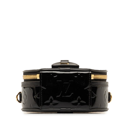 Black Louis Vuitton Vernis Mini Boite Chapeau Souple Crossbody Bag
