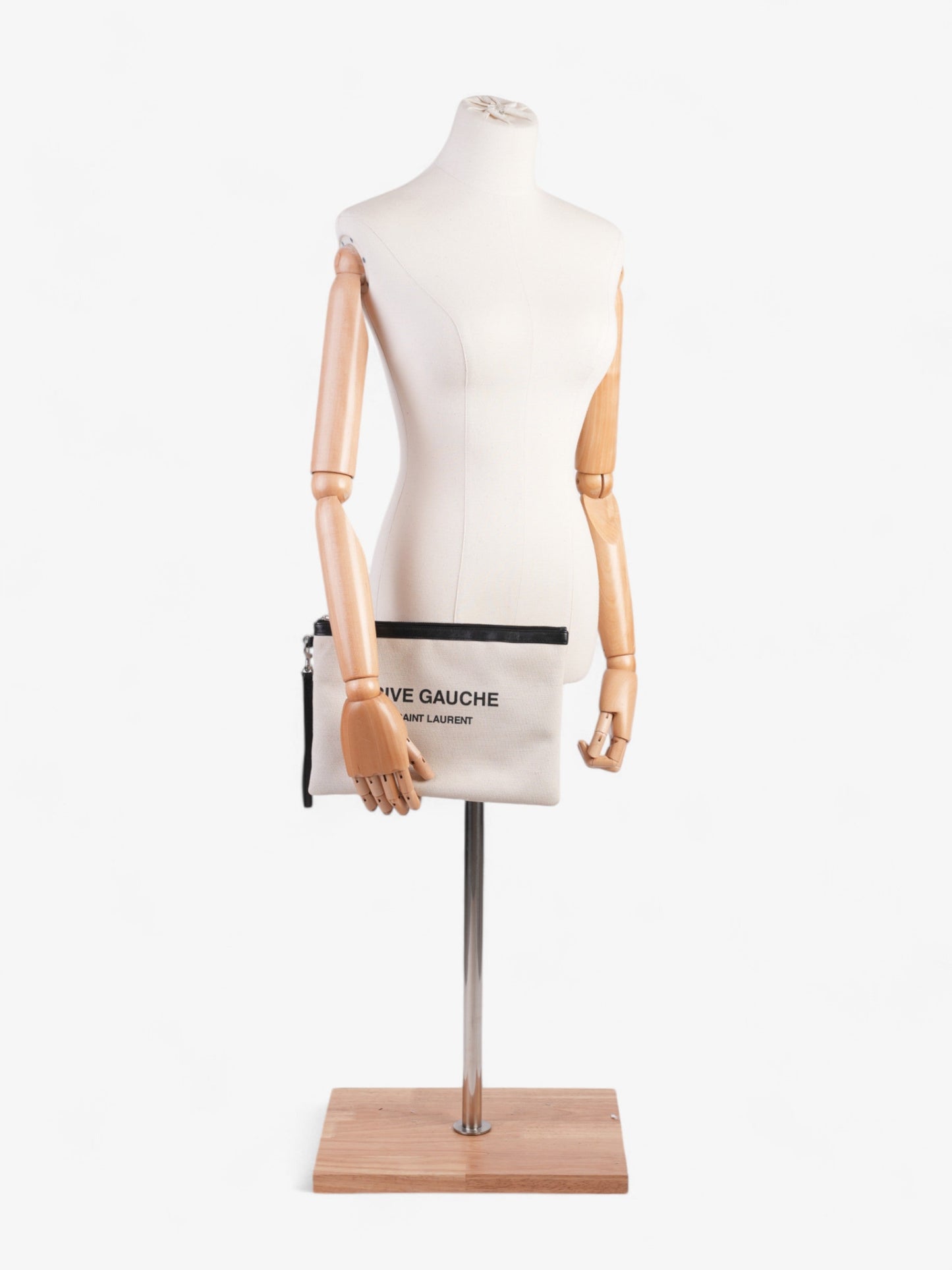 Saint Laurent Canvas Black Handbag