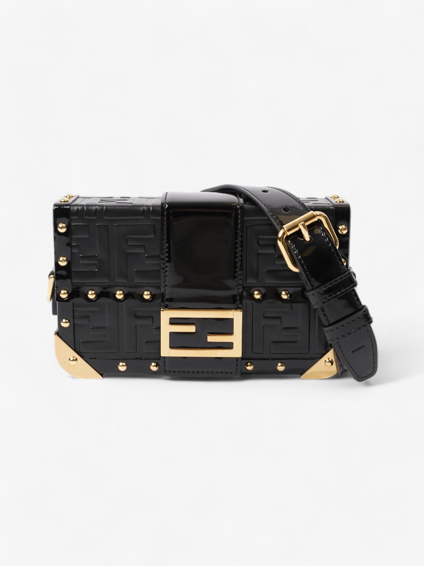 Fendi Fendi Truck Black Patent Leather Mini