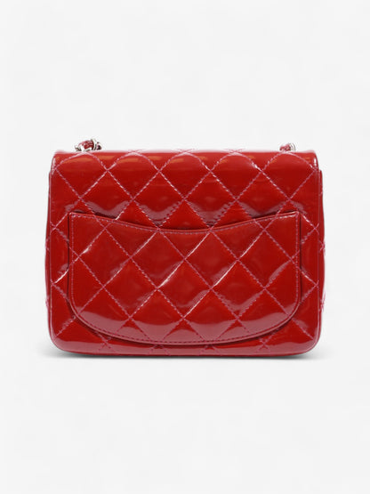 Chanel Classic Square Flap Red Patent Leather Mini