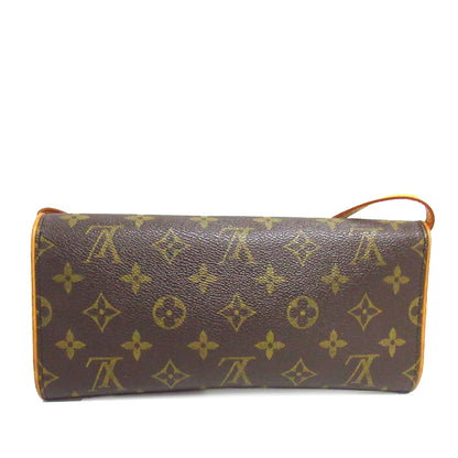 Brown Louis Vuitton Monogram Pochette Twin GM Crossbody Bag