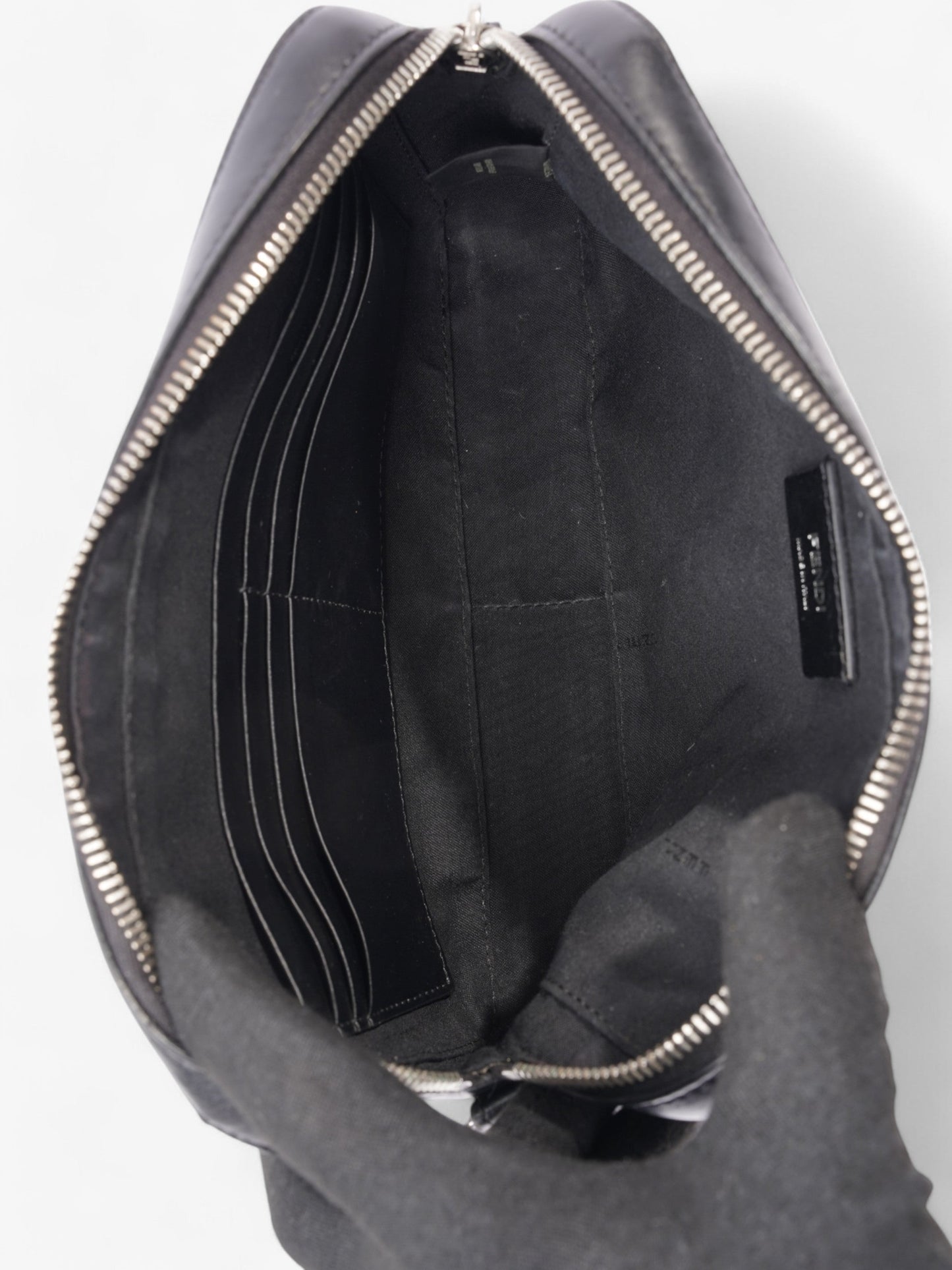 Fendi Canvas Brown Shoulder Bag Style 4