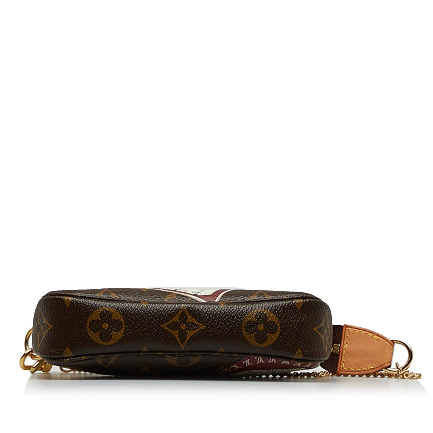 Brown Louis Vuitton Monogram Patch Mini Pochette Accessoires Baguette