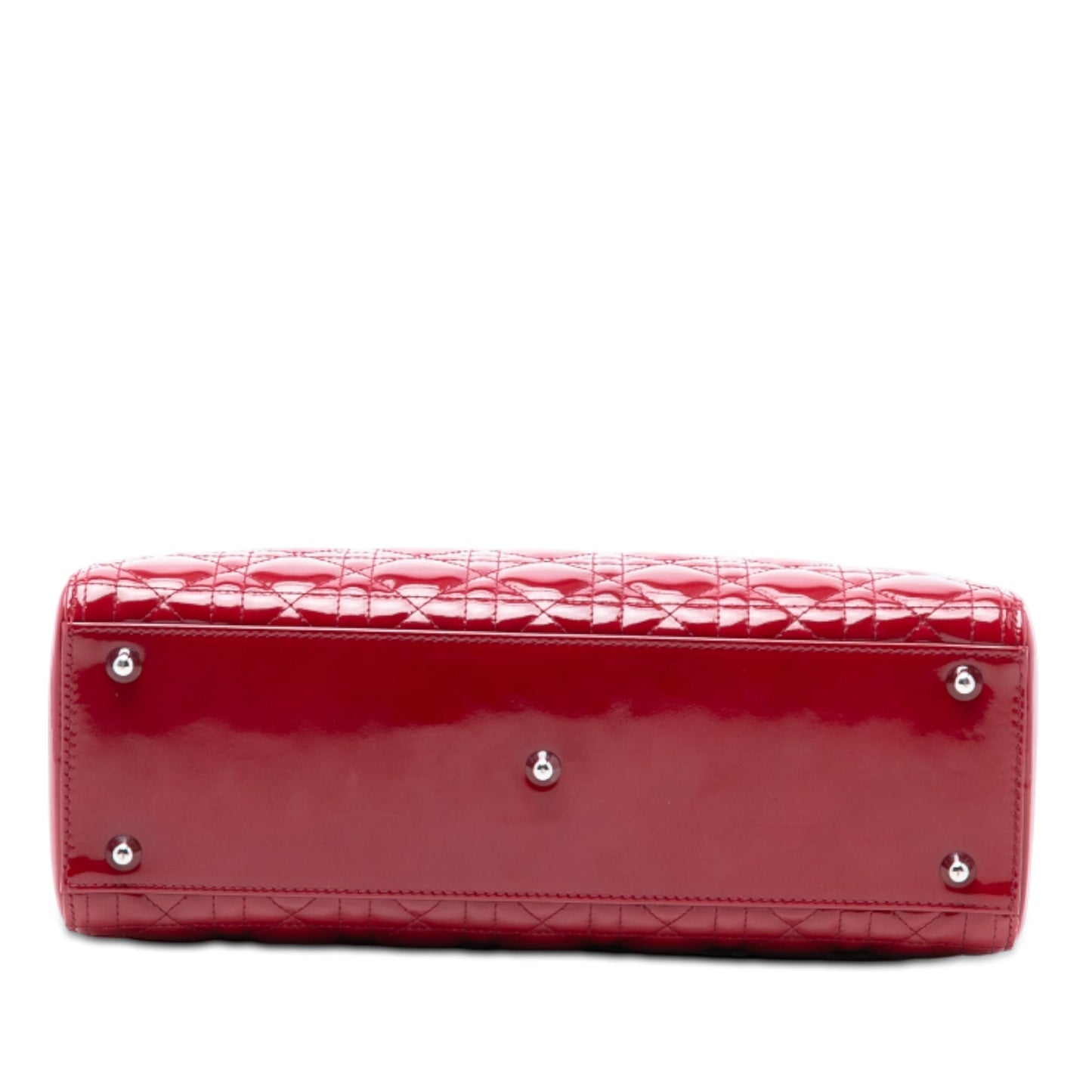 Dior Lady Dior Cannage Red Handbag Style 3