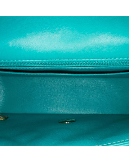 Mini Rectangular Classic Lambskin Crossbody Bag with Chain Strap