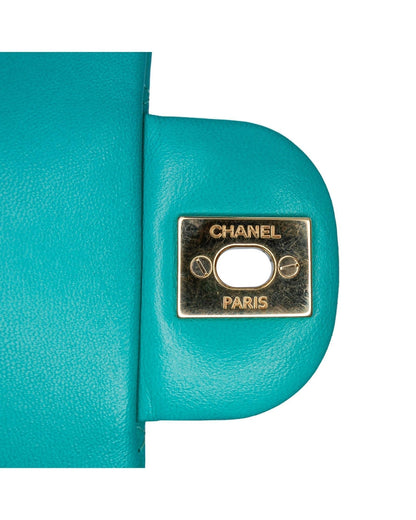 Mini Rectangular Classic Lambskin Crossbody Bag with Chain Strap