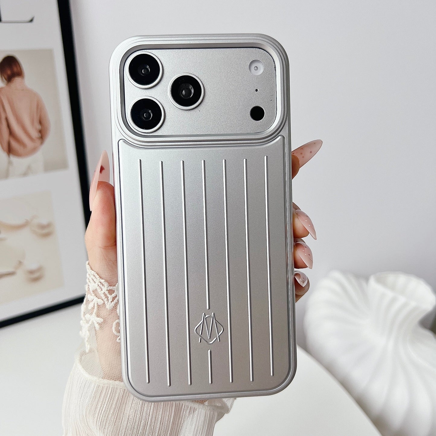 Rimowa Aluminum Phone Case for iPhone
