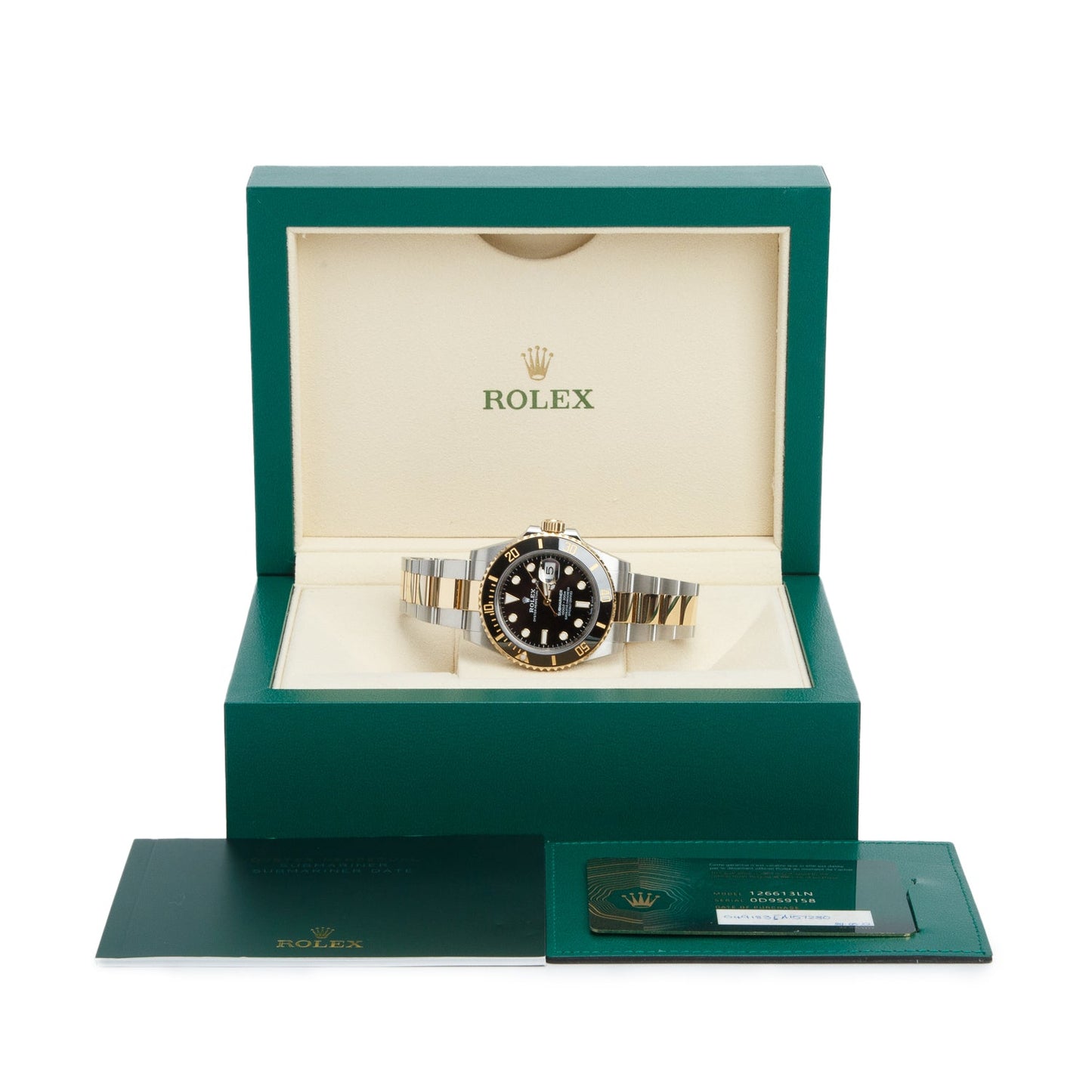 Rolex 2022 Stainless Steel & 18k Rose Gold Submariner Date 41 MM Automatic Watch 126613LN w/ Box & Papers