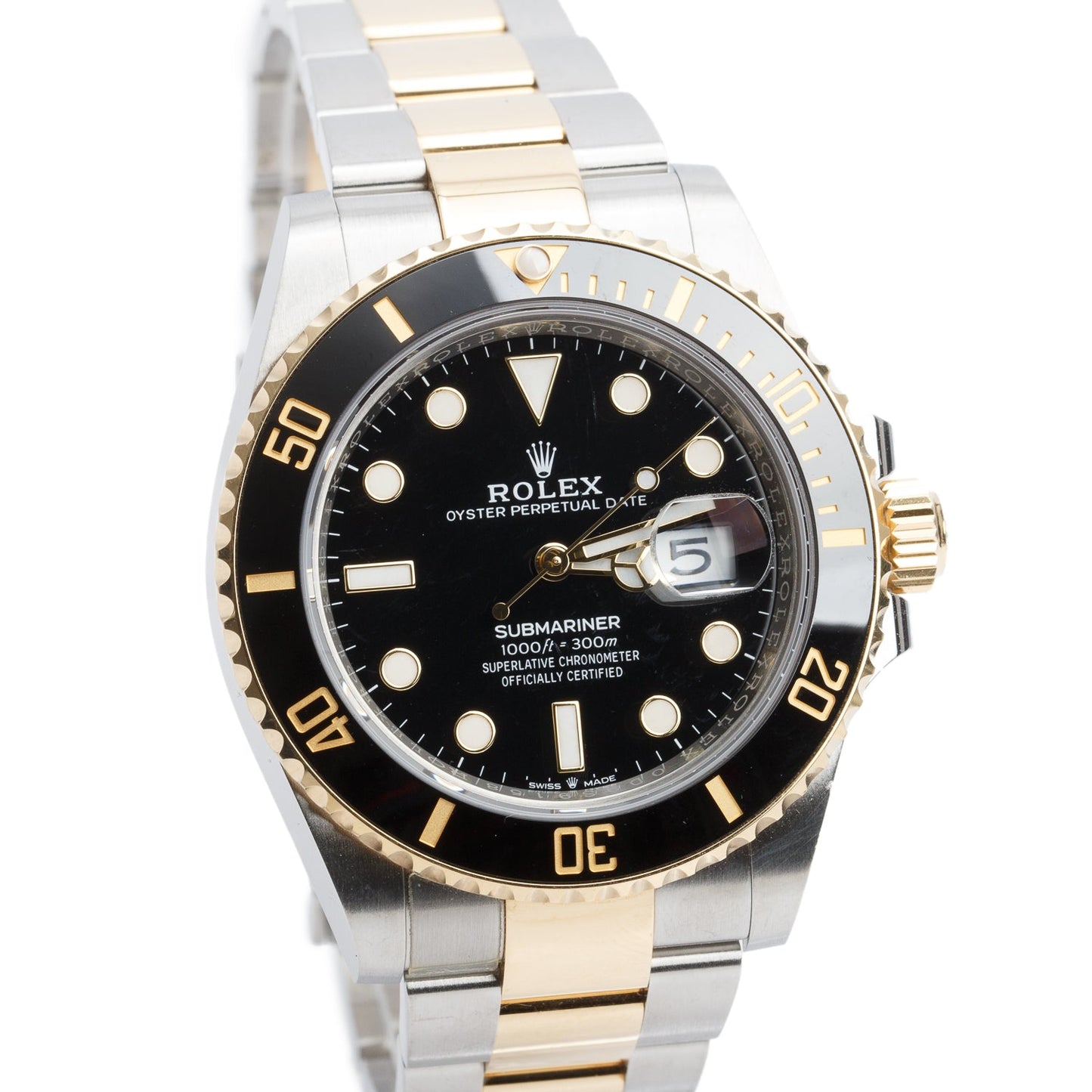 Rolex 2022 Stainless Steel & 18k Rose Gold Submariner Date 41 MM Automatic Watch 126613LN w/ Box & Papers