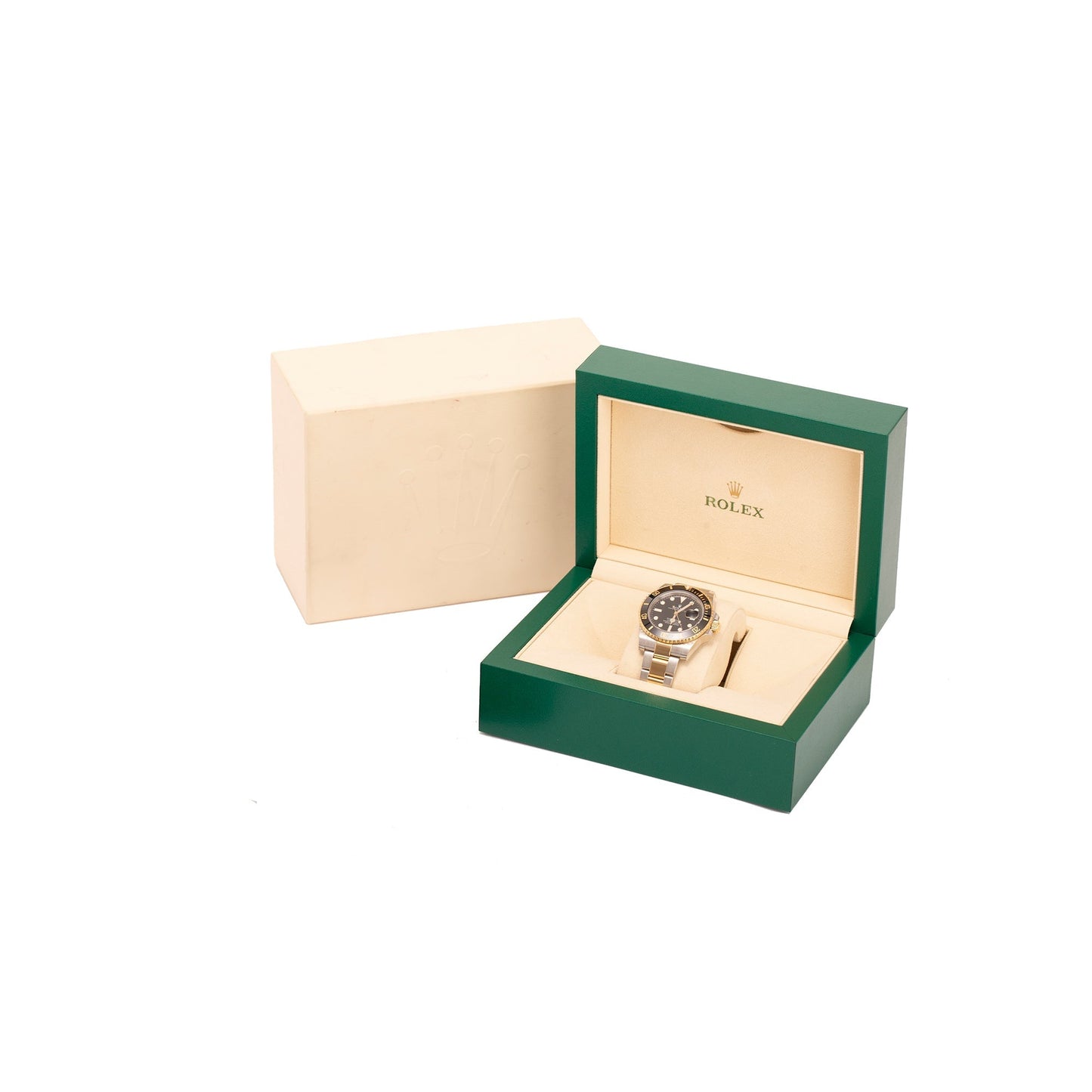 Rolex Stainless Steel & 18k Yellow Gold Submariner Date 40 MM Automatic Watch Black Dial 116613LN w/ Box