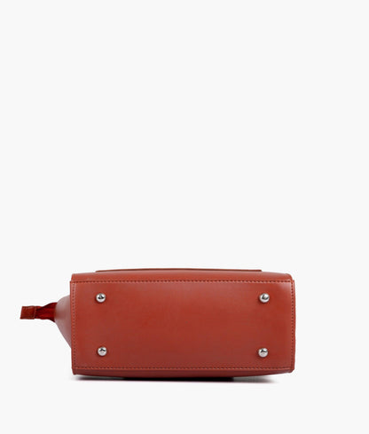 Rust mini messenger bag