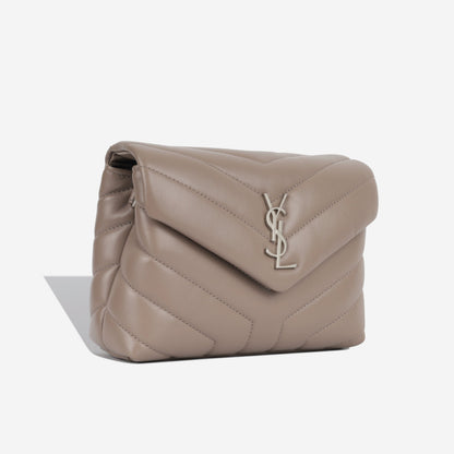 Saint Laurent Loulou Calfskin Red Shoulder Bag Style 6