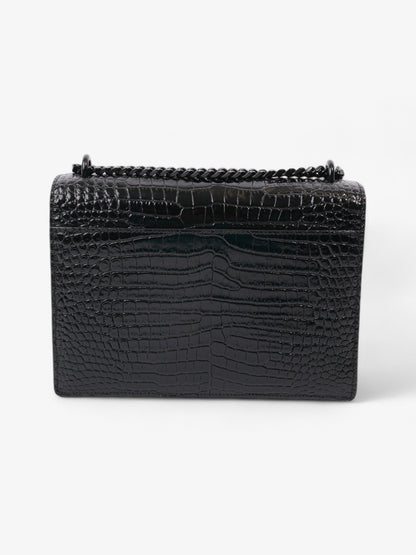 Saint Laurent Sunset Leather Black Shoulder Bag Style 12