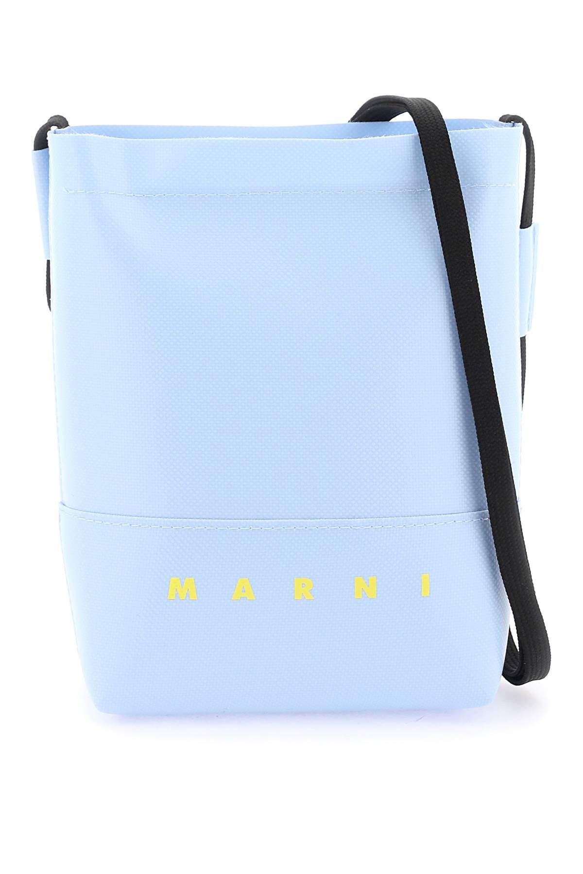 Marni Coated Canvas Crossbody Bag Men