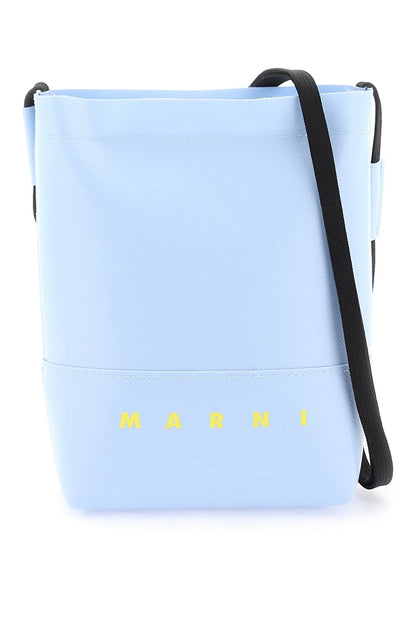 Marni Coated Canvas Crossbody Bag Men