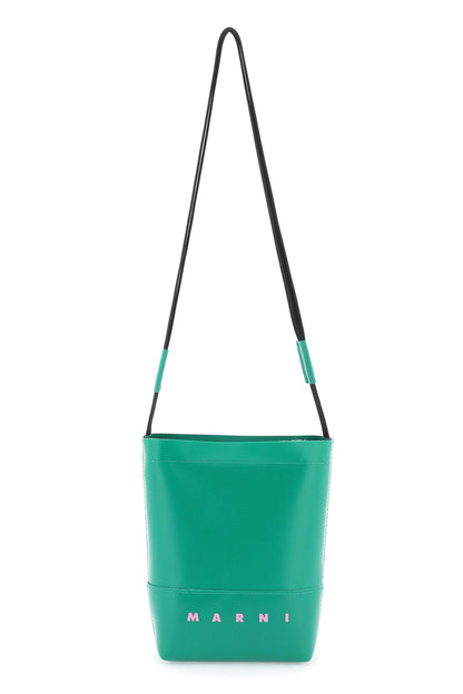 Marni Coated Canvas Crossbody Bag Men