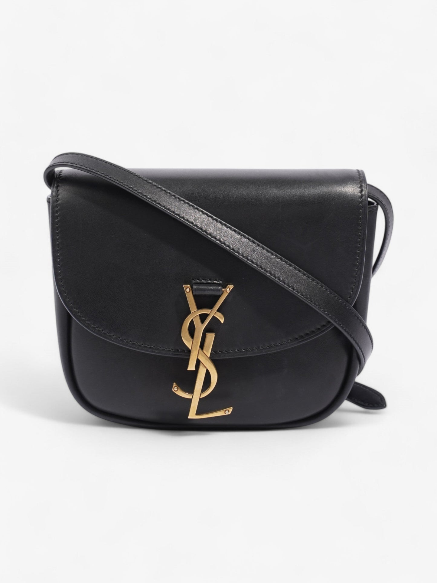 Saint Laurent Kaia Leather Black Handbag Style 3