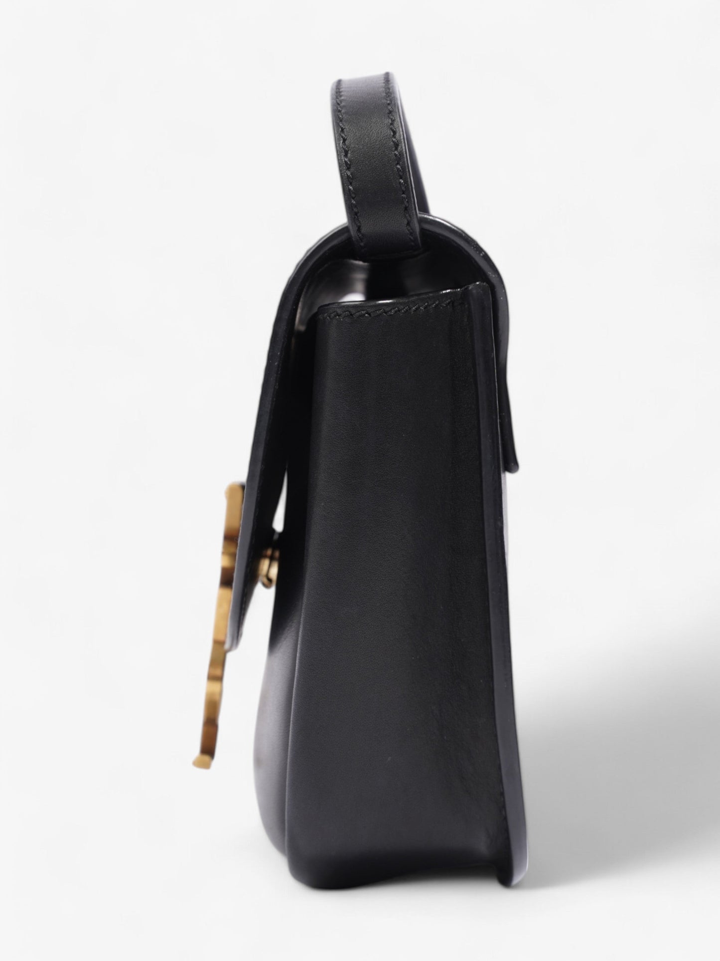 Saint Laurent Kaia Leather Black Handbag Style 3