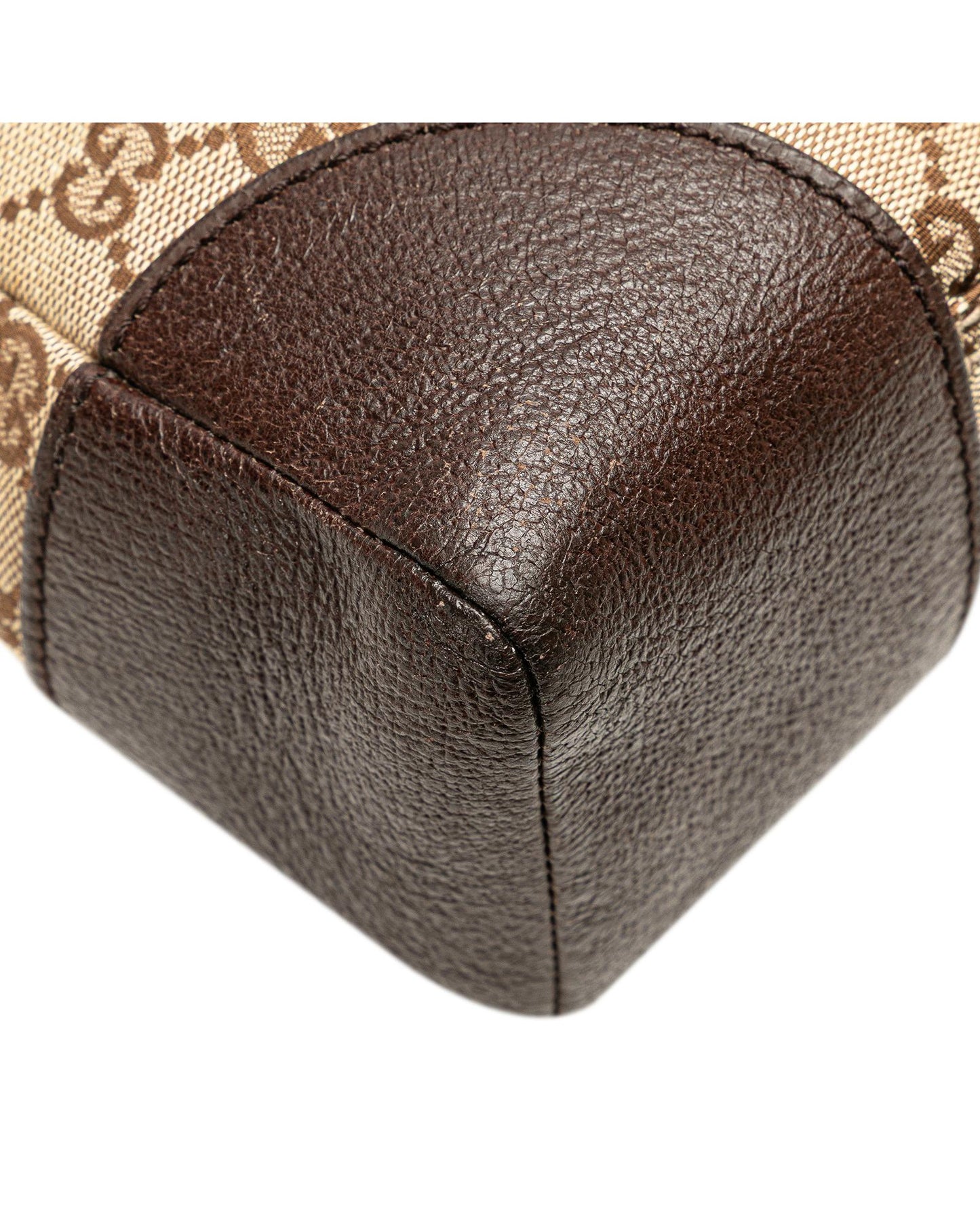Canvas Crossbody Bag with Leather Trim and Adjustable Strap