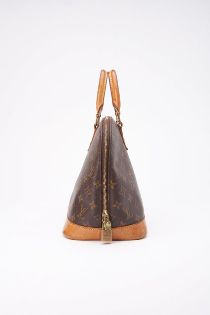 Louis Vuitton Alma Monogram Canvas Brown Bag