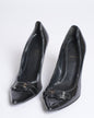 Fendi Decollete Vernice Black Patent Heels