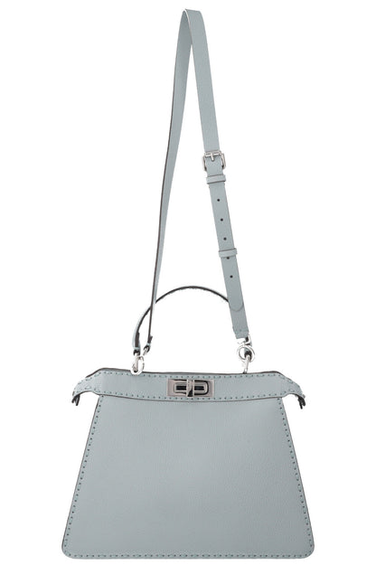 FENDI Peekaboo ISeeU Bag Medium Selleria Blue