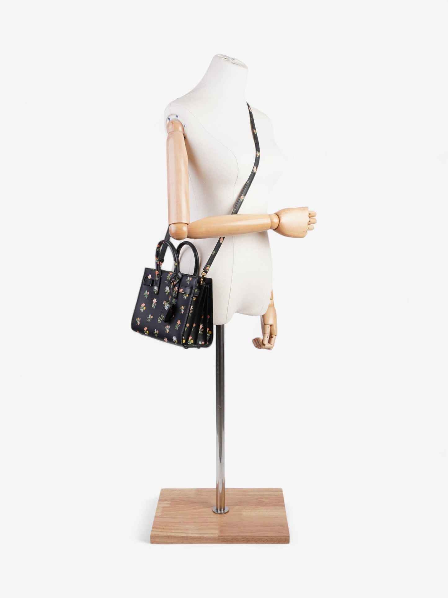 Saint Laurent Sac De Jour Leather Black Handbag Leather