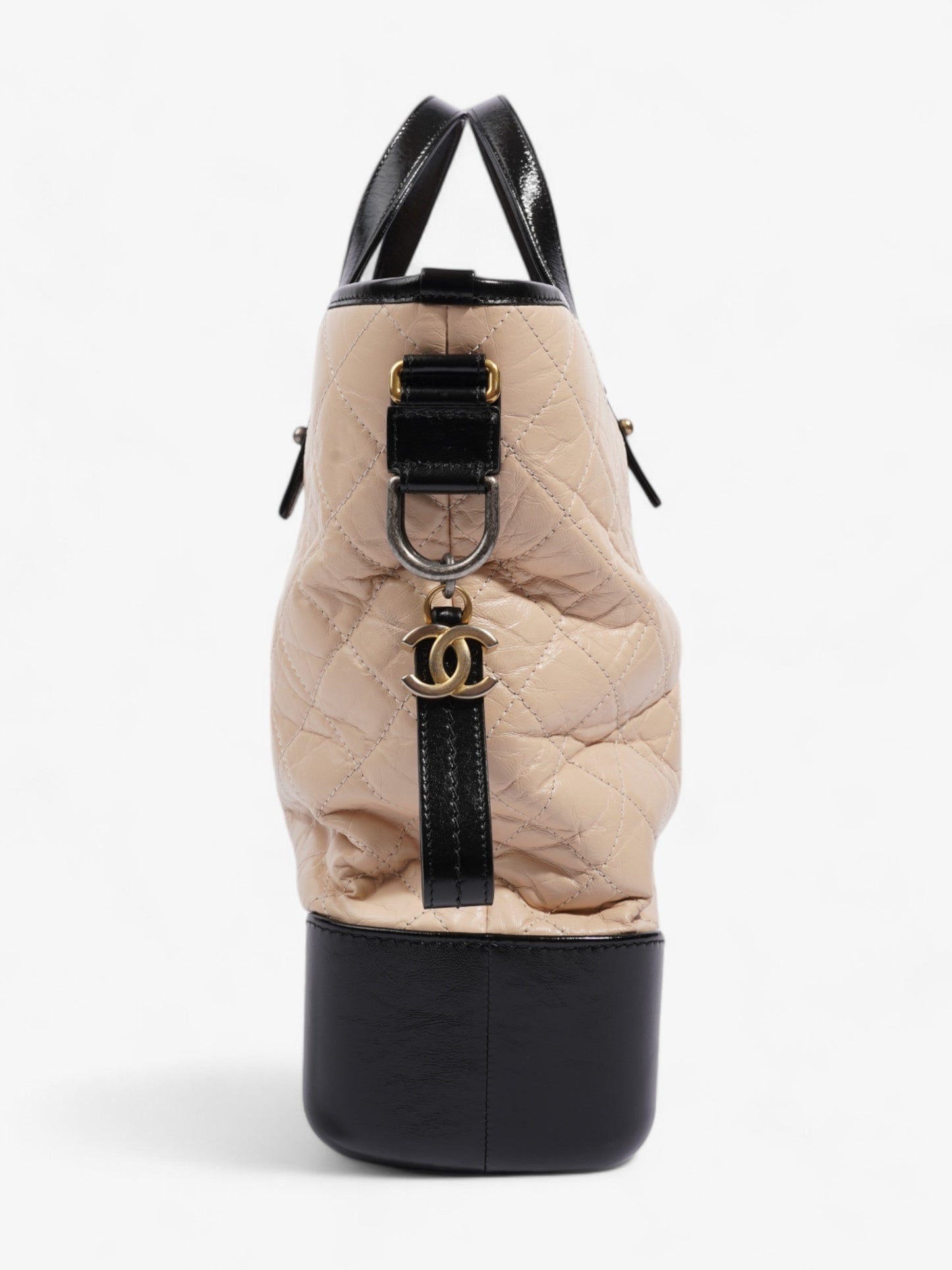 Chanel Gabrielle Calfskin Black Shoulder Bag Style 4