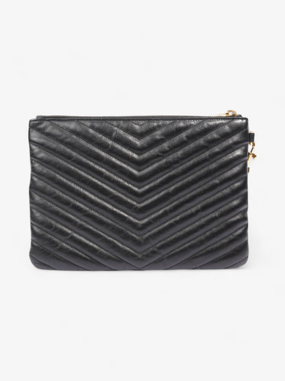 Saint Laurent Cassandre Leather Black Shoulder Bag Style 2