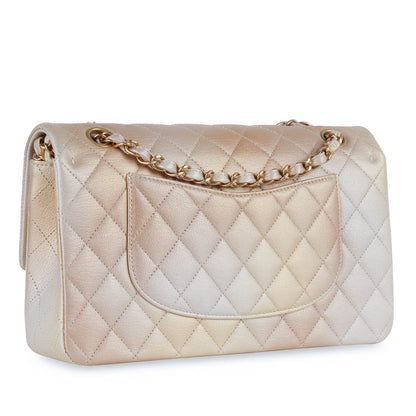Chanel Classic Flap Calfskin Gold Shoulder Bag Style 7