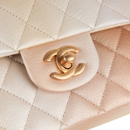 Chanel Classic Flap Calfskin Gold Shoulder Bag Style 7
