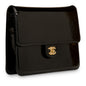Chanel Classic Clutch On Chain - Patent Black