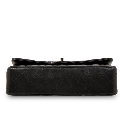 Chanel Classic Flap Lambskin Black Shoulder Bag Style 123
