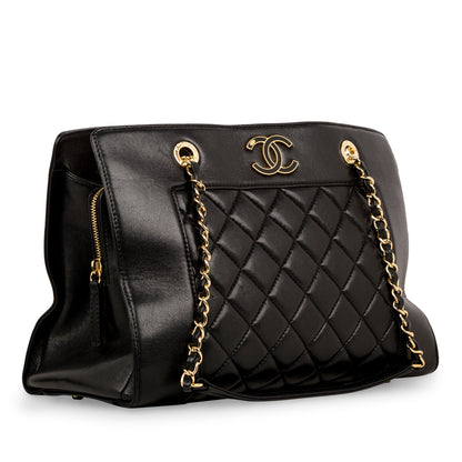 Chanel Timeless Lambskin Black Tote Bag Lambskin