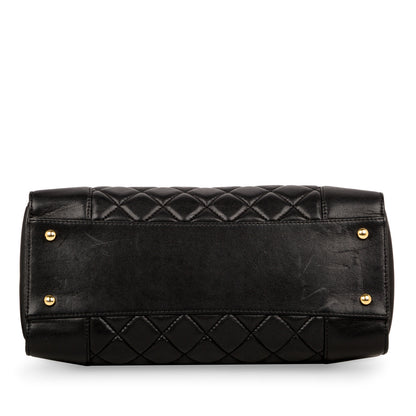 Chanel Timeless Lambskin Black Tote Bag Lambskin