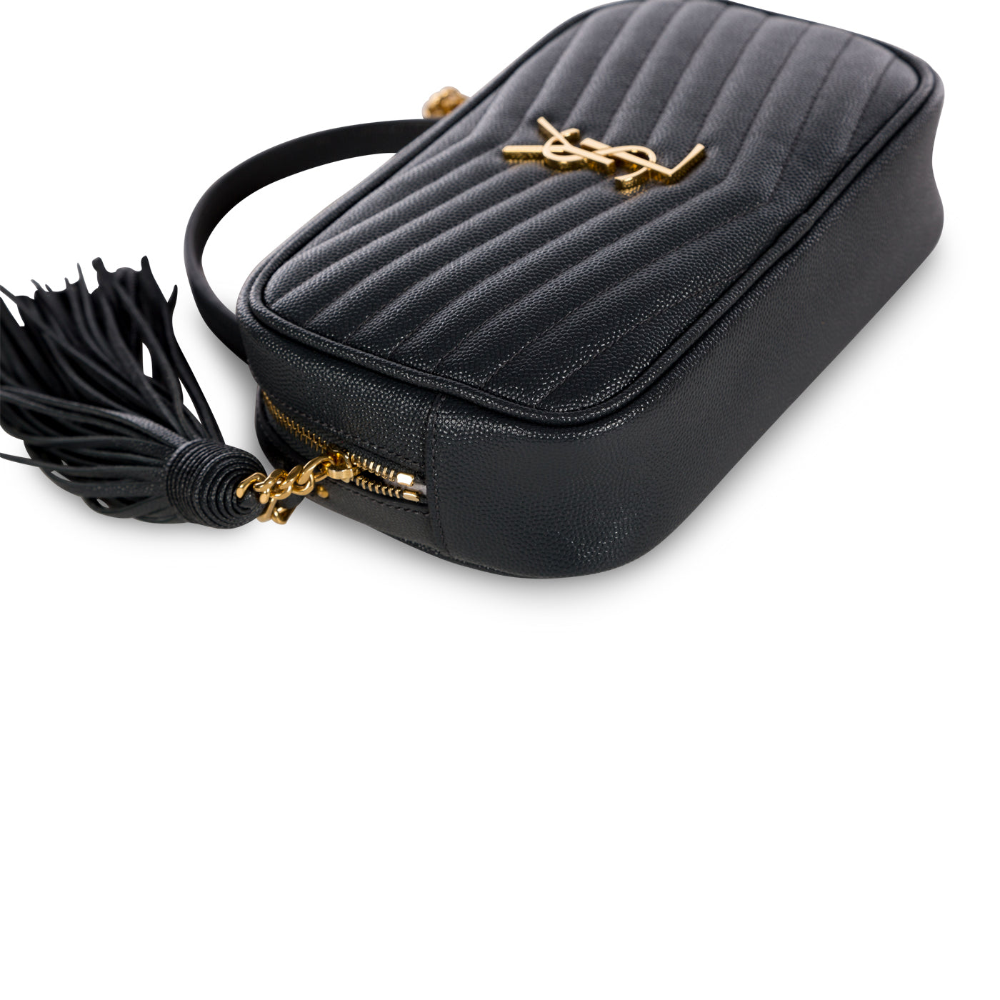 Saint Laurent Lou Mini Leather Crossbody Bag