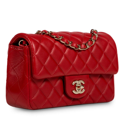Chanel Classic Flap Lambskin Black Shoulder Bag Style 192