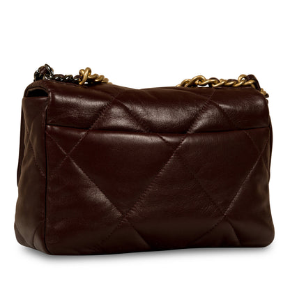 Chanel Chanel 19 Lambskin Black Shoulder Bag Style 24