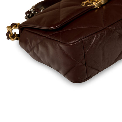 Chanel Chanel 19 Lambskin Black Shoulder Bag Style 24
