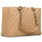 Chanel Timeless Caviar Silver Tote Bag Style 2