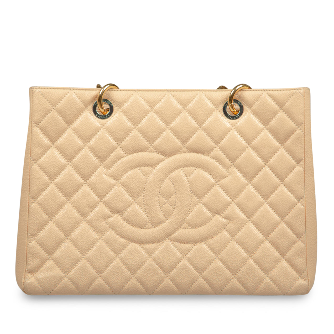 Chanel Timeless Caviar Gold Tote Bag Caviar